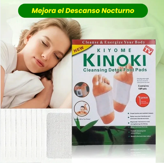10 Cajas Parches Desintoxicantes Kinoki (100 unidades)
