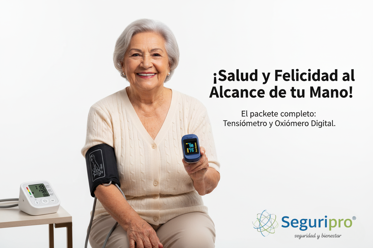 KIT SALUD Tensiometro + Oximetro de dedo
