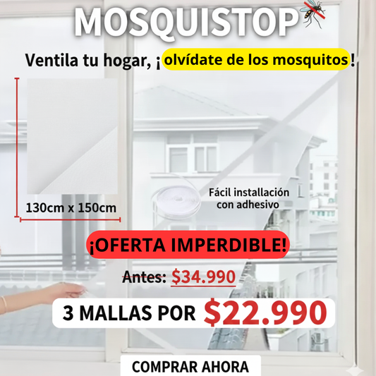 3 MALLAS ANTIMOSQUITOS VENTANA DE 130 X 150 CENTIMETROS